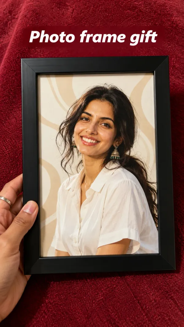 Womens photo frame gift prompt ai